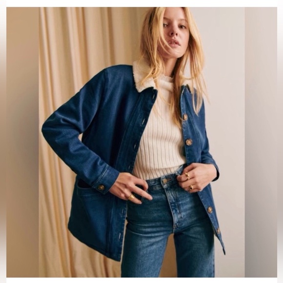 NWOT Sezane Will Shearling Jacket - Picture 1 of 8